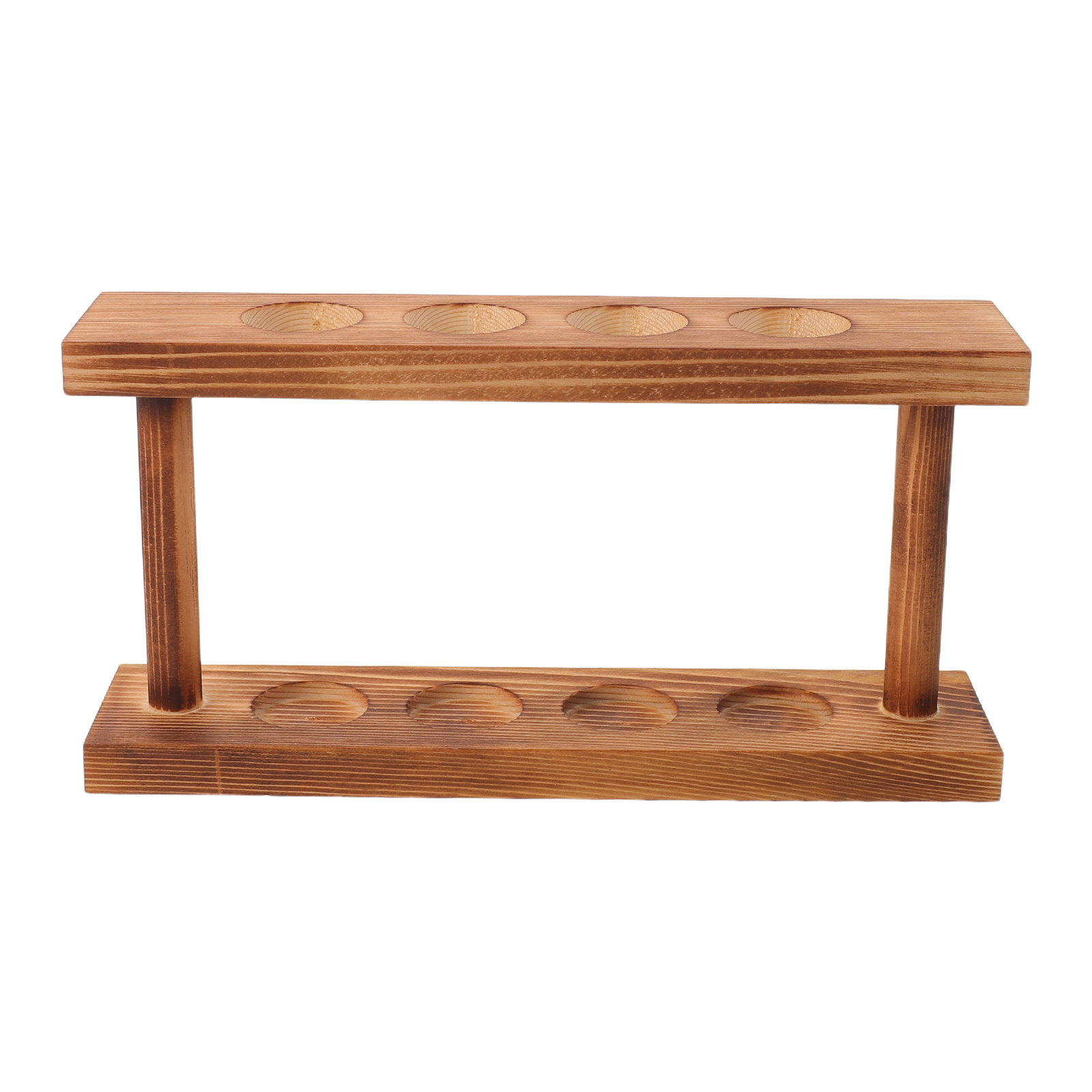 Propagation Station Vase - Houten standaard voor plantenvermeerdering, glazen reageerbuisvasehouder,
