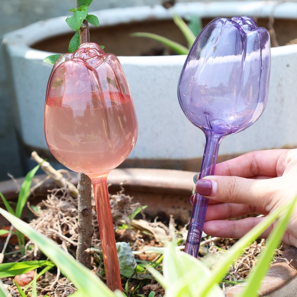 Self Watering Insert - 4/1PCS Automatische Druppelirrigatie Waterer Plastic Tulp
