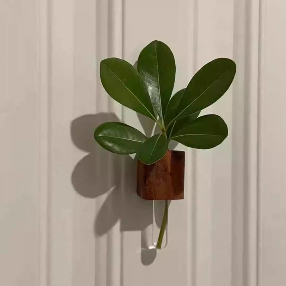 Propagation Station Vase - 4 cm koelkastmagneet houten reageerbuisvaas magnetische